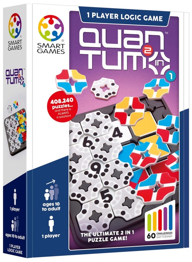 SmartGames Quantum 3D Logic Puzzle Game with 60 Challenges Brain Teaser for Ages 10+ - Image 3